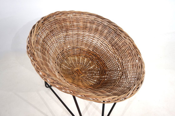 Image 1 of Tumbona de ratán, 1960