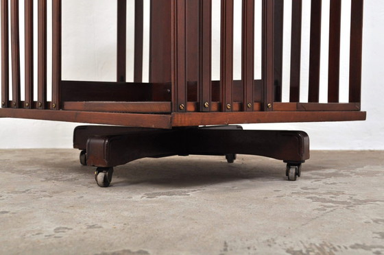 Image 1 of Antiguo molino de libros de caoba, década de 1890