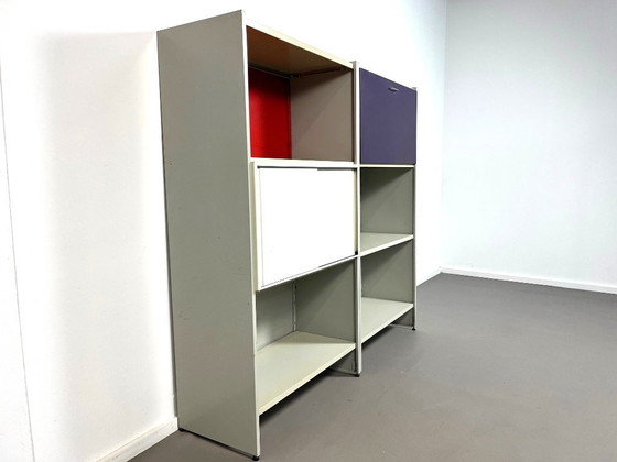 Image 1 of Armario modular metálico Gispen 5600, diseñado por AR Cordemeyer en 1962.