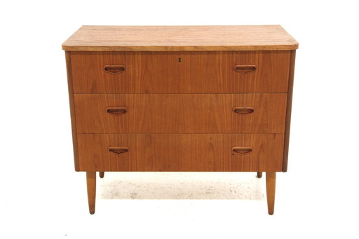 Scandinavische teakhouten ladekast, Zweden, 1950