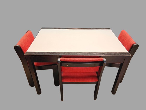 Image 1 of Cees Braakman voor Pastoe eetset met uitschuifbare tafel