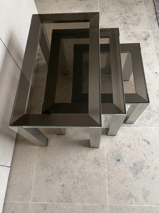 Image 1 of Set bijzettafels strak design