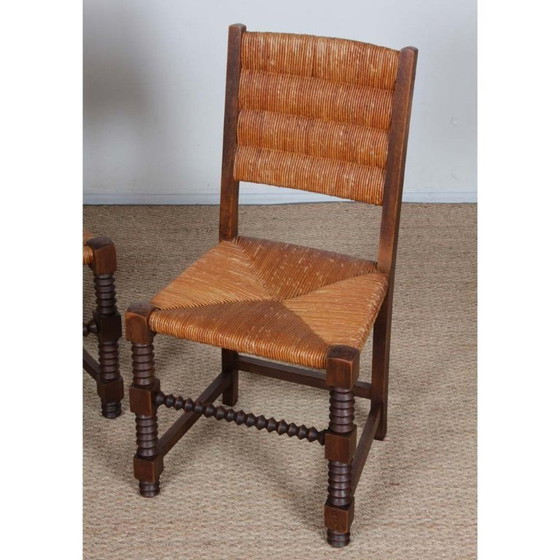 Image 1 of Pareja de sillas al estilo de Charles Dudouyt, 1950