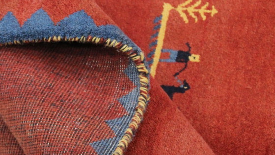 Image 1 of Origineel modern Indo Gabbeh wollen tapijt 297 x 202 cm