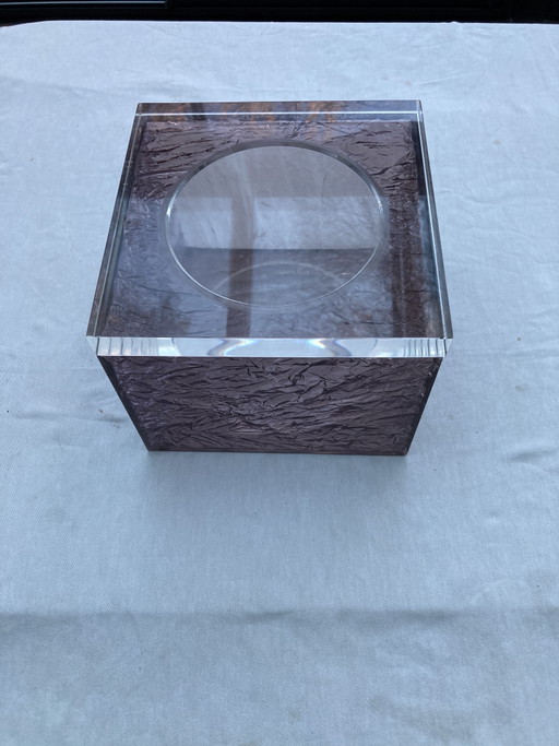 Lucite Plexiglass Ice Seal Italian Work Year 70