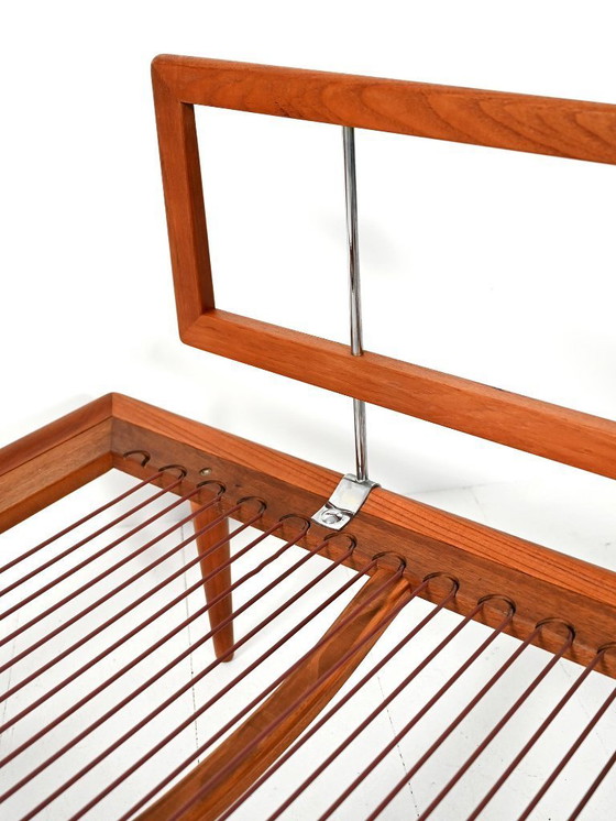 Image 1 of Teakhouten bank "Minerva" met armleuningen van France & Søn