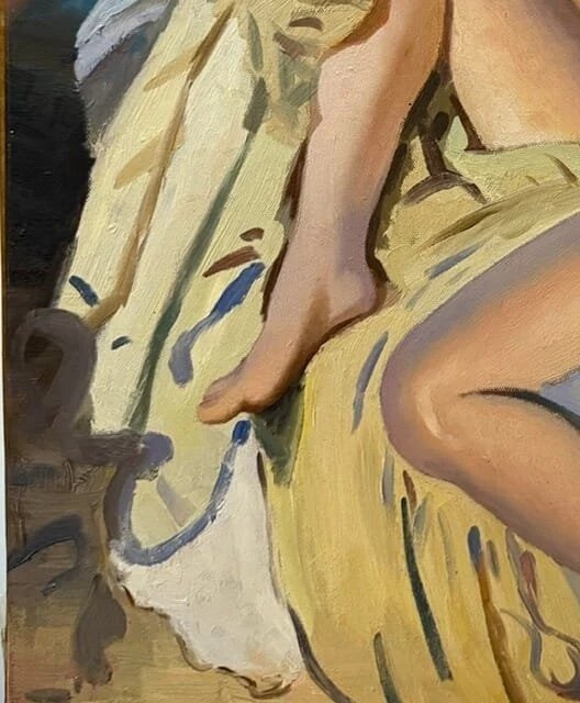 Gérard Parker – Nudo femminile classico – Dipinto a olio originale – 60x50 cm. – Dipinti e disegni (photo 5 of 5)