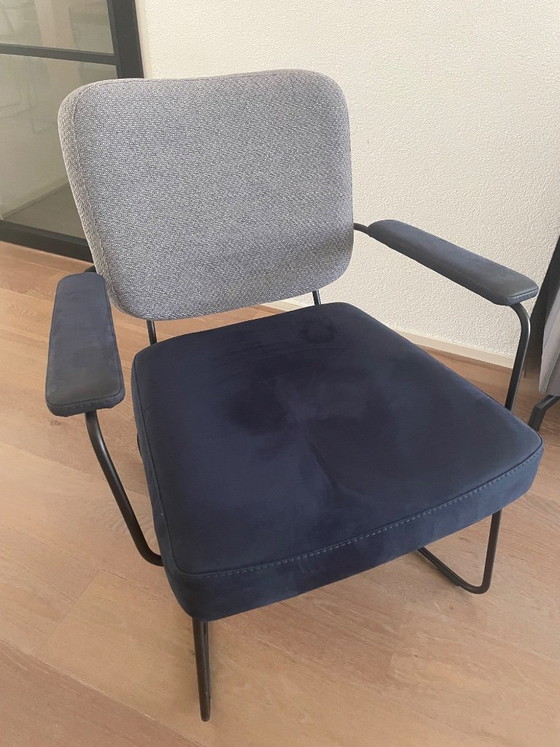 2 Stylish Armchairs - Bert Plantagie Kiko – Metal, Textile (photo 3 of 6)