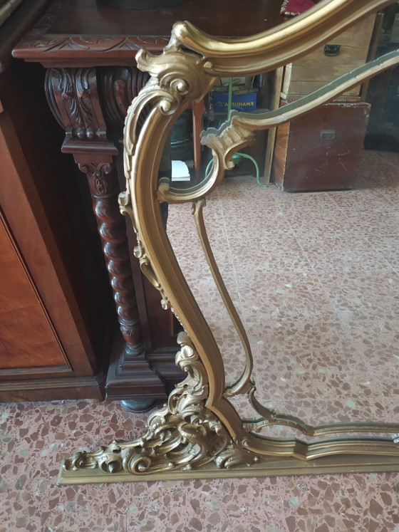 Grande Specchio intagliato e dorato, Italia 1950 – Legno, Barok (photo 10 of 18)