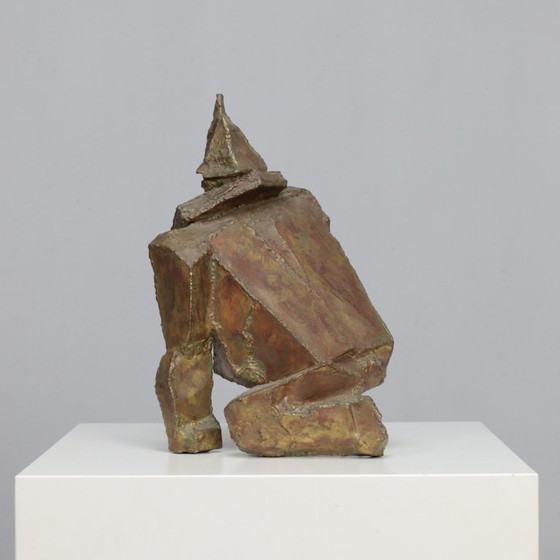 Image 1 of “Starke Jâan” Sculpture in Welded Steel by Louk van Meurs, Netherlands, c. 1970s