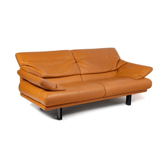Alanda Bank van Paolo Piva voor B&B Italia, jaren 80 – Banken, Leather, Metal (photo 4 of 10)
