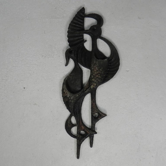 Image 1 of Decoración de pared de resina Ars Munda con dos pájaros, años 70