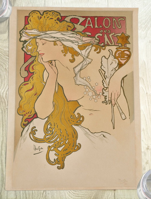 Alphonse Mucha - Salon des Cent | Jugendstil Jugendstil Poster Affiche