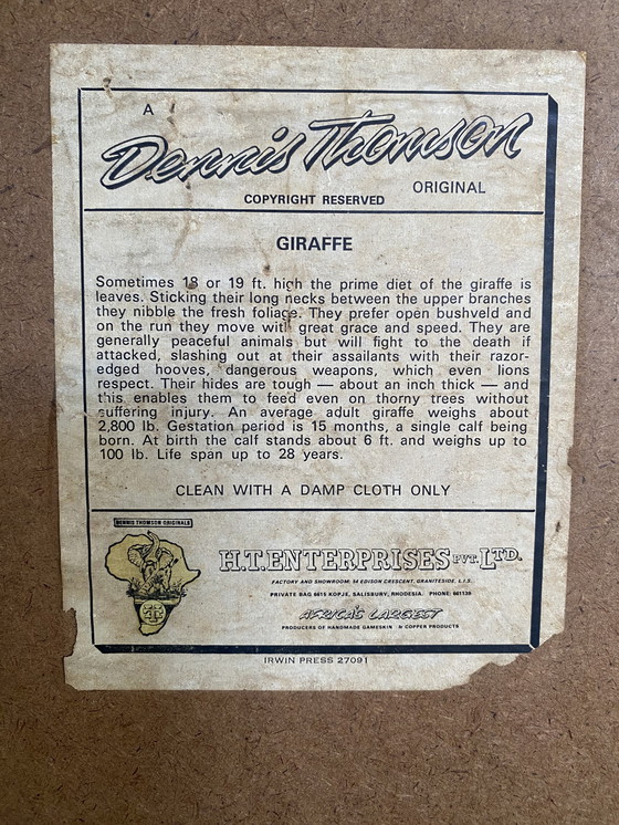 Image 1 of Arte murale in rame di Dennis Thomson