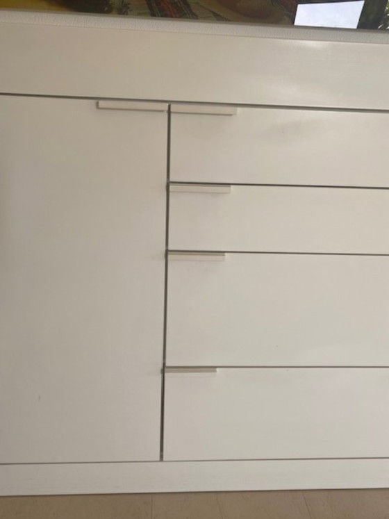Pastoe Sideboard L Series White – Mdf, Aluminium (photo 4 of 5)
