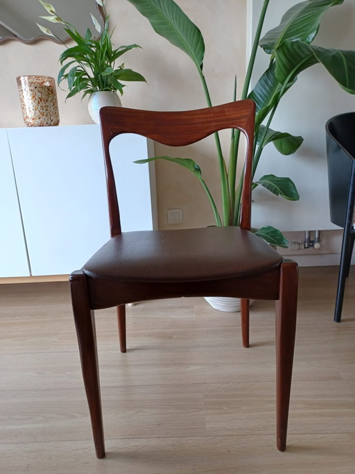 Bellissime sedie vintage, set da 4 pezzi.