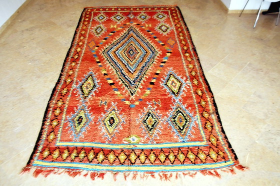 Image 1 of Tapis marocain Boujaad Vintage 352 x 185 cm