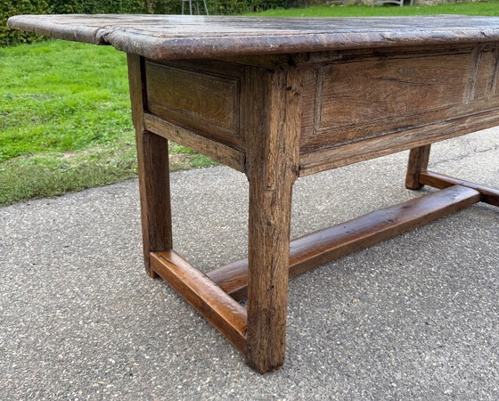 Tavolo da fattoria antico / Tavolo da pranzo / Francese / Spagnolo – Tavoli da pranzo, Wood (photo 5 of 7)