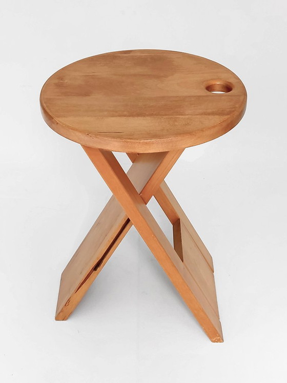 Image 1 of Suzy Buchenholzhocker von Adrian Reed 1984