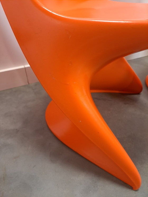 Image 1 of Seggiolone Casalino I in plastica arancione