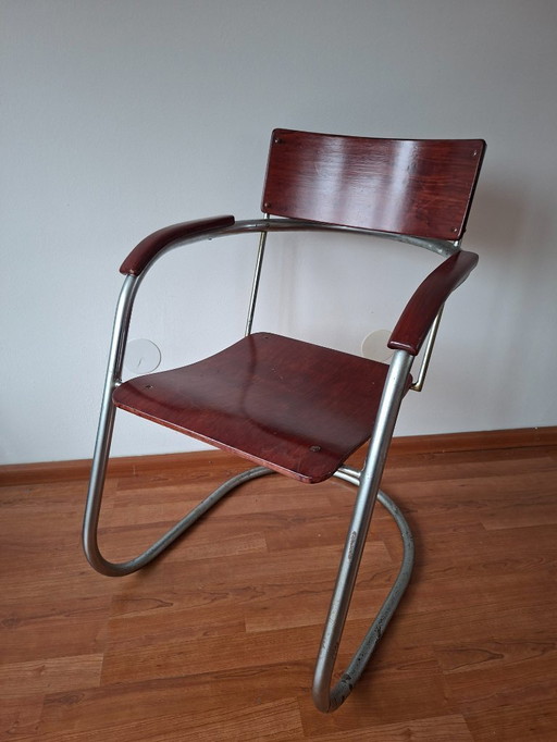 Silla con estructura tubular Paul Schuitema - D3 modelo 35