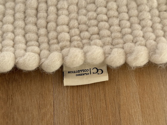 Image 1 of Tapis Classic Collection 100 % laine mérinos blanc 250 x 350 cm