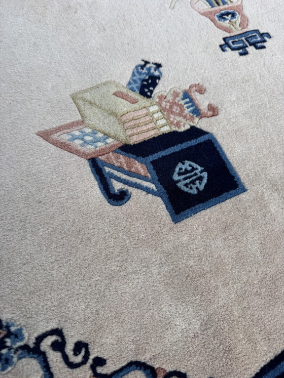 Image 1 of Antiker chinesischer Teppich aus Peking