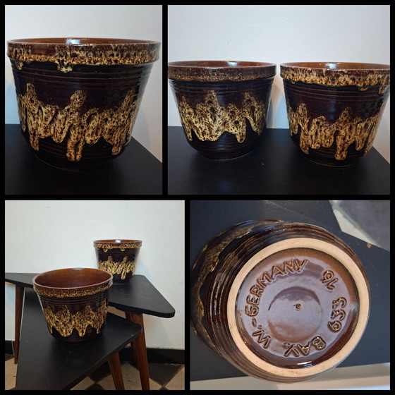 Image 1 of Duo West Germany bloempotten