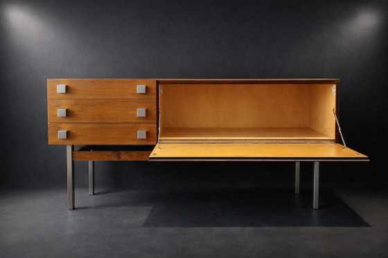 Alfred Hendrickx for Belform ( 1950 ) - Management/Boardroom Sideboard – Sideboard cabinet, Wood (photo 6 of 12)