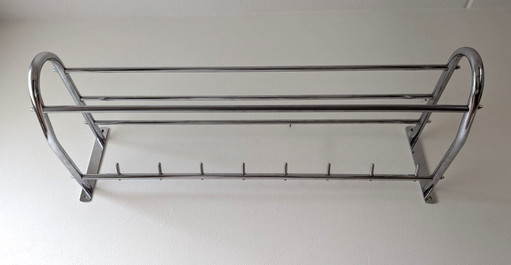 Garderobenständer in Gispen, Bauhaus-Stil, Chrom – kapstokken, Chrome