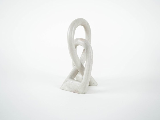 Image 1 of Sculpture abstraite blanche, design danois, années 1980, fabriquée au Danemark