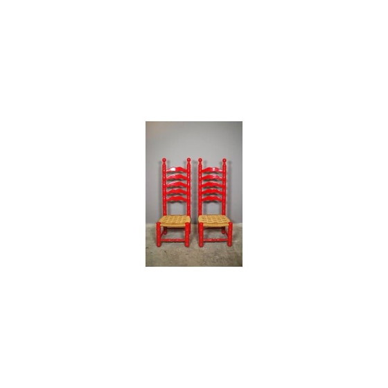 Image 1 of Spanish vintage high chairs, 1940s