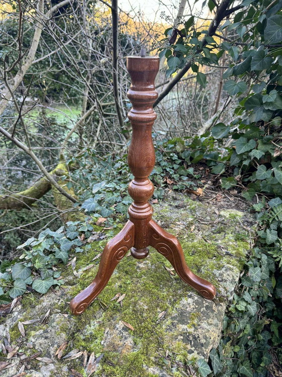 Table d'appoint vintage en bois massif – Tables d'appoint, Wood (photo 3 of 10)