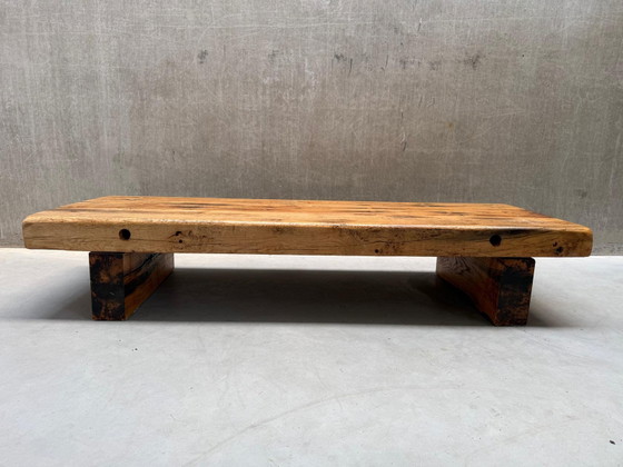 Image 1 of Couchtisch im brutalistischen Wabi-Sabi-Stil