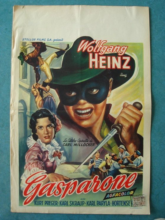 Image 1 of Partij originele filmposters uit de jaren 50-60