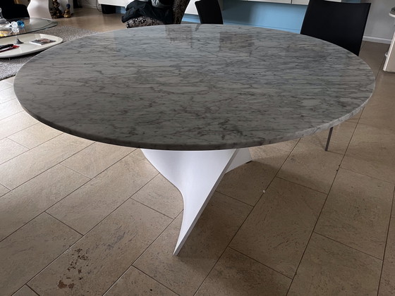 Elica di Zanotta tavolo da pranzo rotondo – Tavoli da pranzo, Marmo (photo 4 of 5)