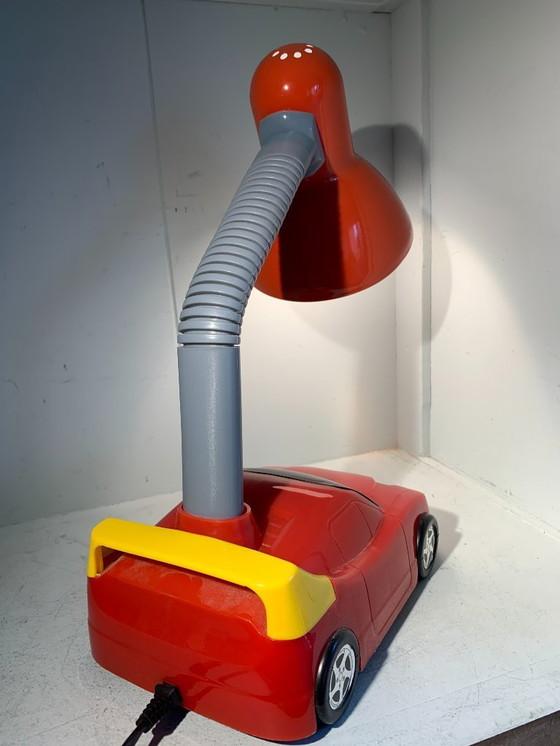 Image 1 of Greenville - Vintage jaren 80-90 Auto Bureaulamp - In originele staat - Met gele aan-/ uitschakelaar op de - Bureaulamp - Metaal