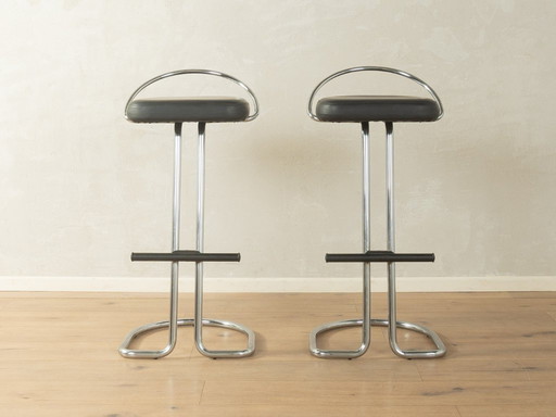 Ensemble de tabourets de bar style Bauhaus des années 1980, vintage