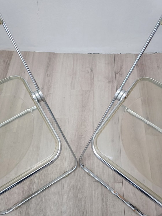 Image 1 of Plia stoelen van Giancarlo Piretti voor Anonima Castelli 1967 Originele Ed