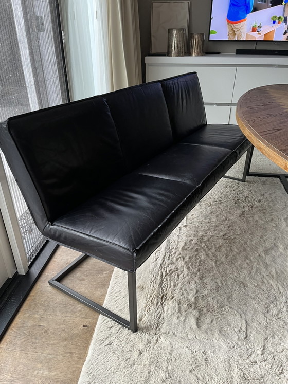 Leren Eetkamerstoelen En Bank – Leather (photo 4 of 10)