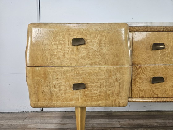1950s maple chest of drawers with a marble top – Wood (photo 10 of 23)