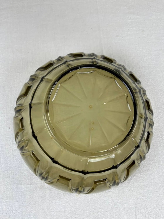 Insalatiera Art Déco in vetro fumé – Ciotole, Crystal, Glass, Art Deco (photo 4 of 10)