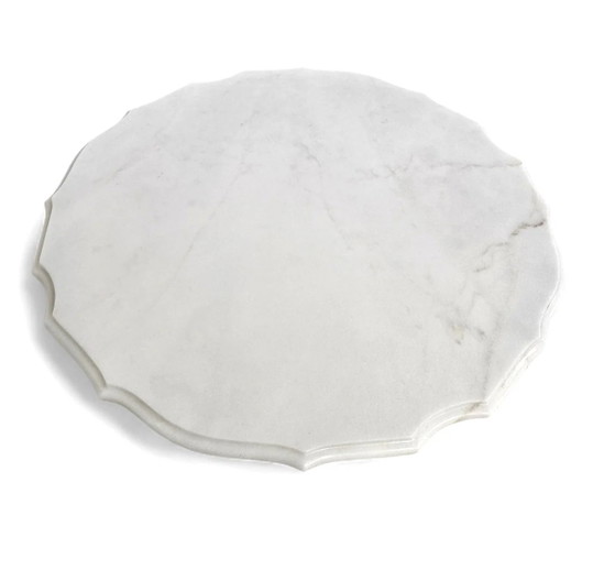Neoklassieke Italiaanse wit Drapery marmeren Bijzet-/Salontafel – Koffietafelboeken, Marble (photo 10 of 17)