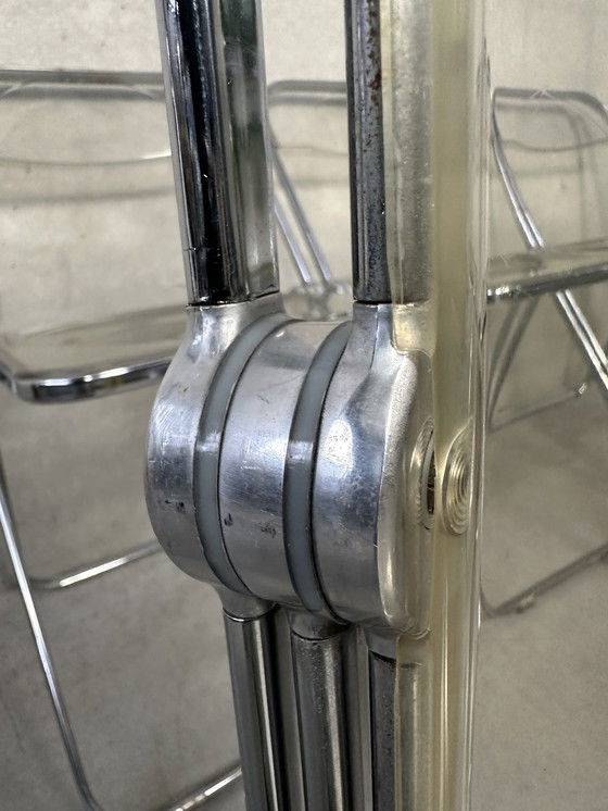 Image 1 of 6x Sedia Pieghevole Plia Design - Giancarlo Piretti - Anonima Castelli