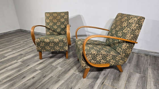 Image 1 of Set of Vintage Armchairs by Jindrich Halabala