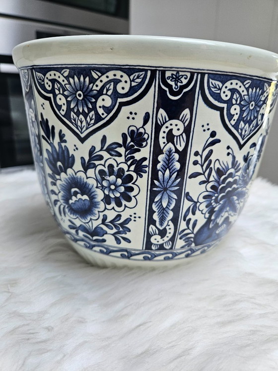 Vaso per piante vintage Royal Sphinx by Boch - Delfts Blauw – Vasi per piante, Ceramica (photo 4 of 10)