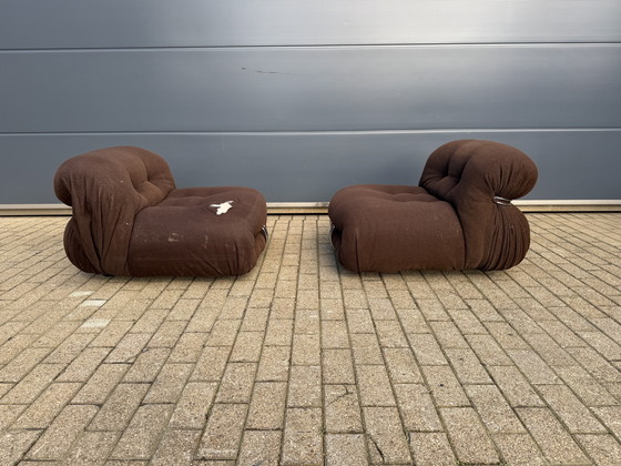 Image 1 of Cassina Soriana originale des années 1970 2x 1 place Tobia & Afra Scarpa