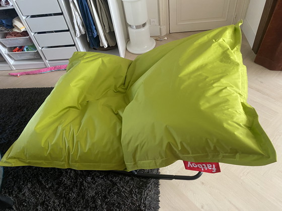 Image 1 of Fatboy zitzak et cadre rock and roll schommelstoel