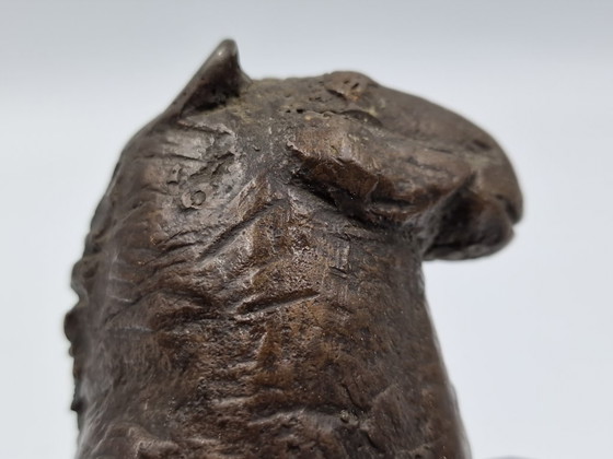 Image 1 of Kleine Bronzeskulptur eines Pferdes, Arthur Spronken?