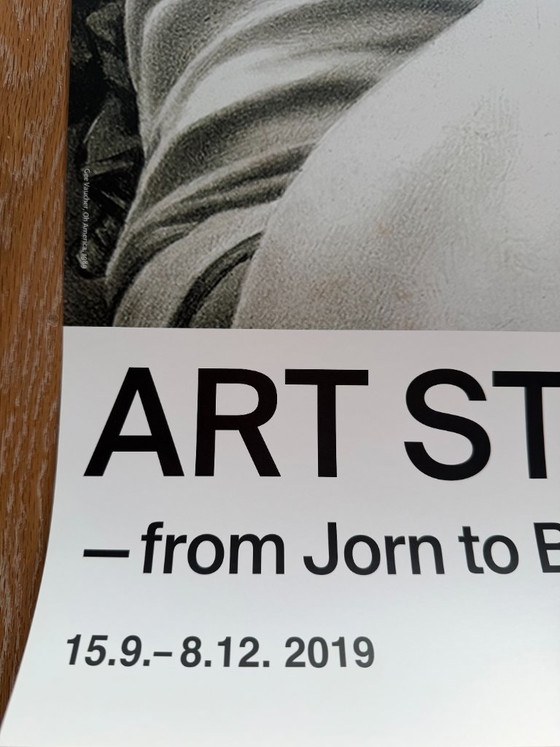 Image 1 of Gee Vaucher, Oh America, 1989, tentoonstellingsposter, 2019 “Art Strike Back….” Gedrukt in Denemarken